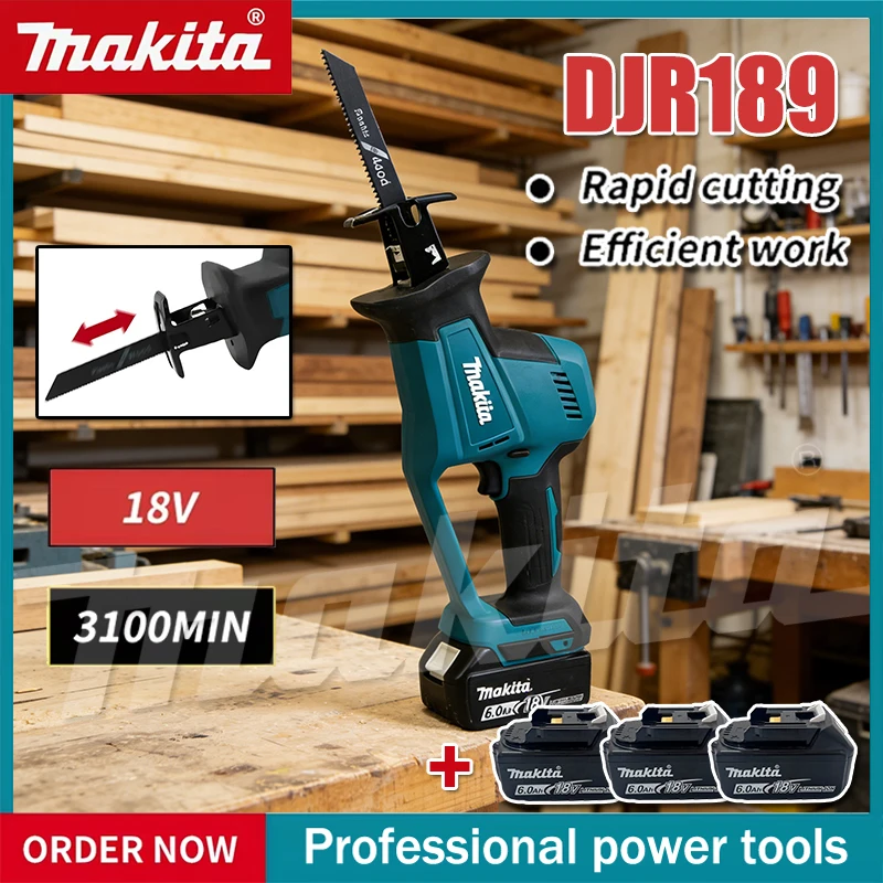 Makita DJR189 Cordless Electri - Electric Chainsaw Battery recension och pris