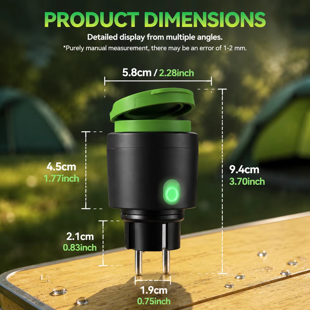 Tuya WiFi Smart Plug 16a Eu Pl - Outdoor Power Outlet Wifi recension och pris