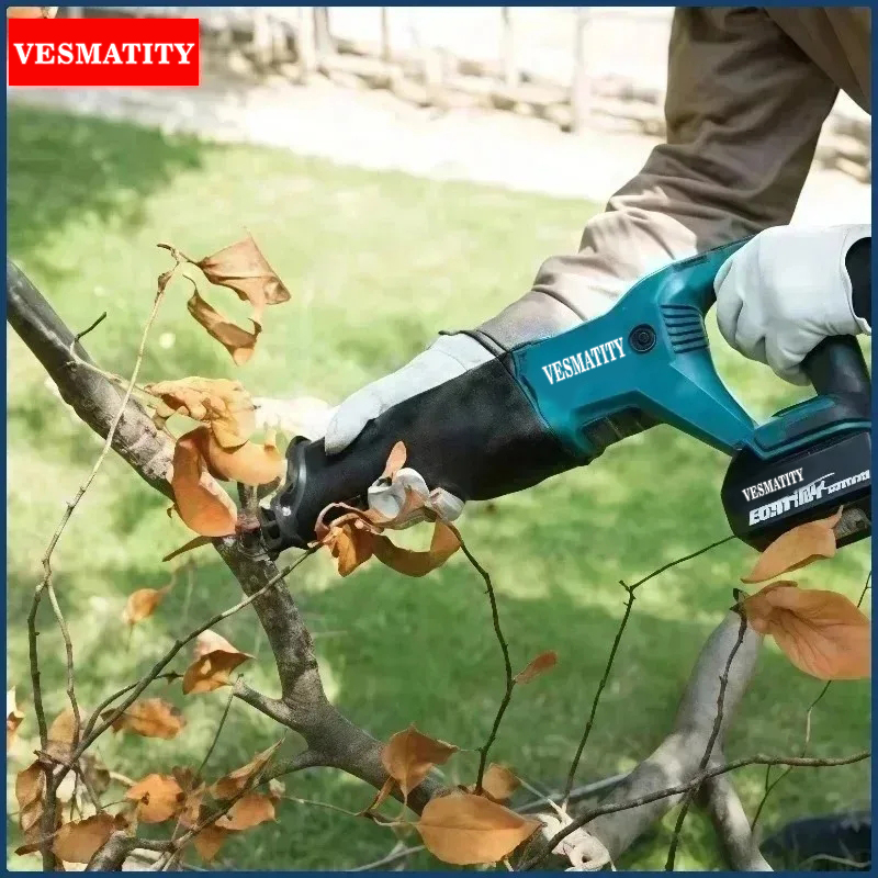 Brushless Cordless Reciprocati - Electric Chainsaw Battery recension och pris