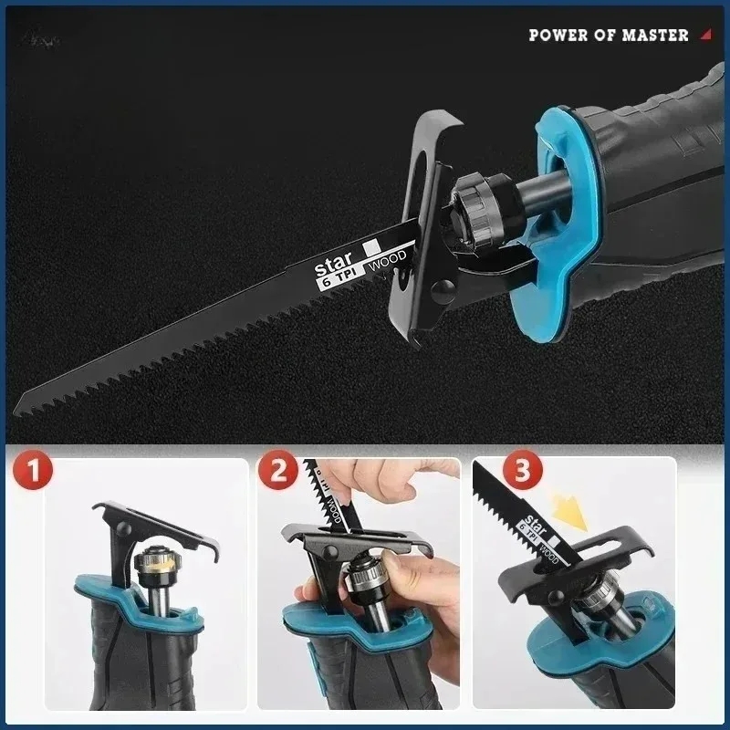 Brushless Cordless Reciprocati - Electric Chainsaw Battery recension och pris