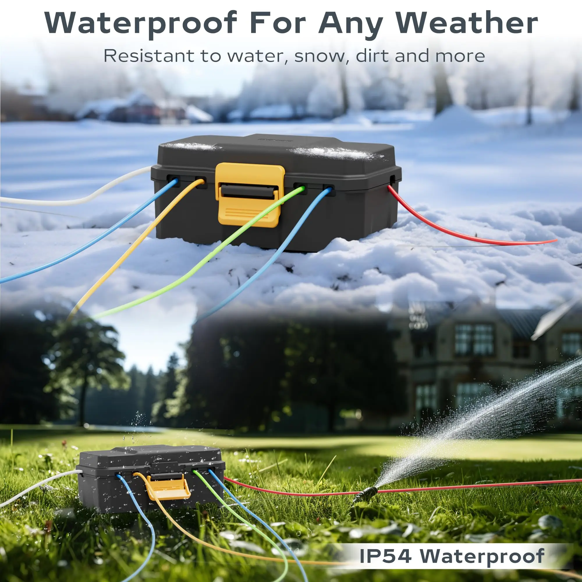 Diivoo Waterproof Electrical B - Outdoor Power Outlet Cover recension och pris