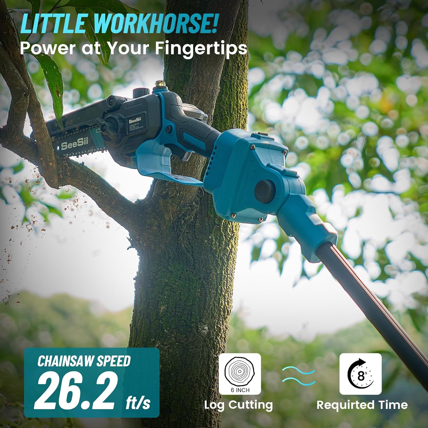 Garden Work Telescopic Pole Ch - Electric Chainsaw Battery recension och pris