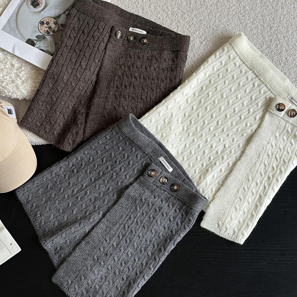 Women Cable Knit Wrap Skirt, K - Outdoor Power Outlet Cover recension och pris