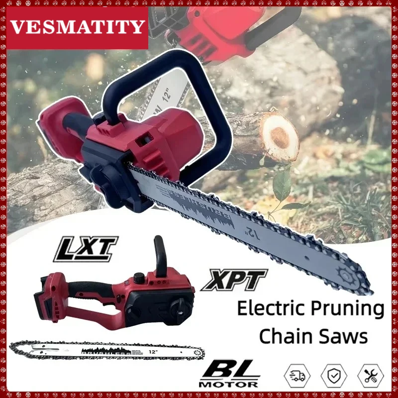 Brushless Chainsaw 12 Inch wit - Electric Chainsaw Battery recension och pris