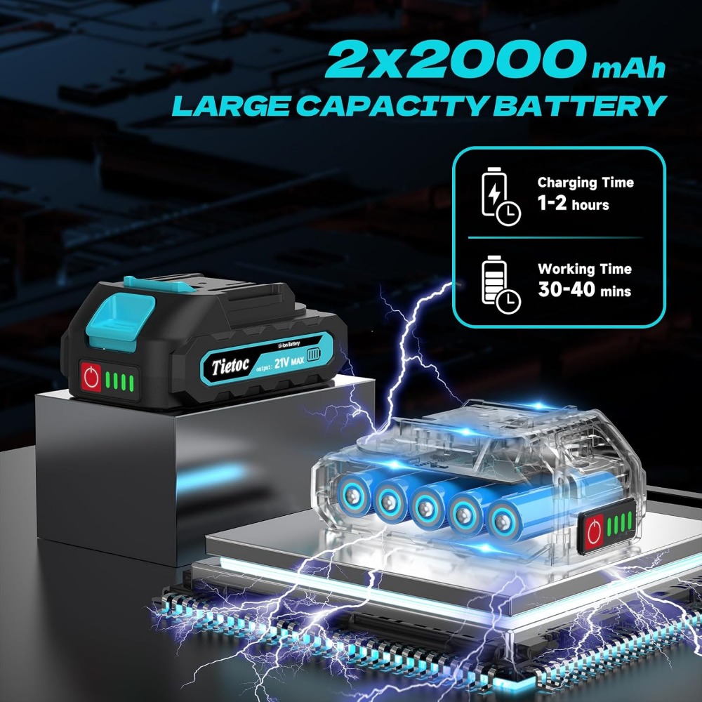 Cordless Electric Chainsaw, 8
